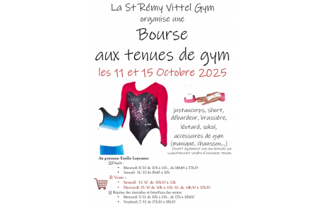 Bourse aux tenues de gym